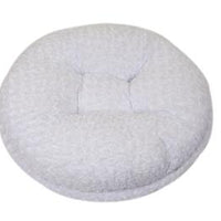 White Rosebud Bagel Bed