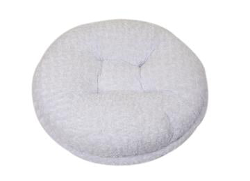 White Rosebud Bagel Bed