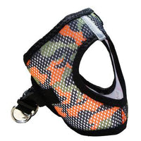 American River Choke Free Dog Harness Camouflage Collection - Orange Camo
