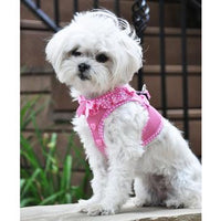 American River Choke Free Dog Harness - Pink Polka Dot
