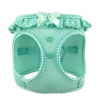 American River Choke Free Dog Harness - Teal Polka Dot
