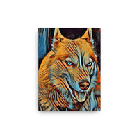 Intense Mutt Canvas Art
