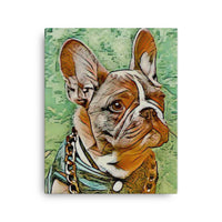 Classy Frenchie Canvas Art
