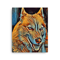 Intense Mutt Canvas Art
