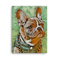 Classy Frenchie Canvas Art
