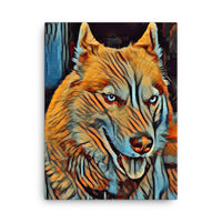 Intense Mutt Canvas Art
