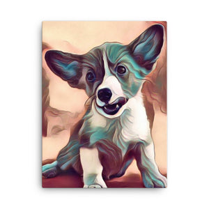 Beautiful Puppy Canvas Art