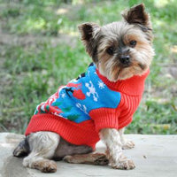 Combed Cotton Ugly Snowman Holiday Dog Sweater
