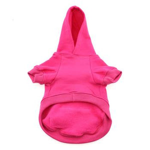 Flex-Fit Dog Hoodie Sweater - Pink