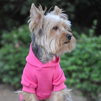 Flex-Fit Dog Hoodie Sweater - Pink