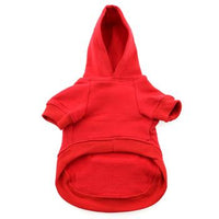 Flex-Fit Dog Hoodie Sweater - Red
