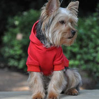 Flex-Fit Dog Hoodie Sweater - Red
