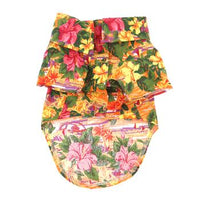 Hawaiian Camp Shirt - Sunset Hibiscus
