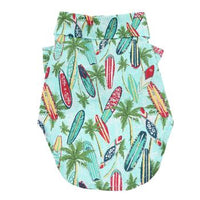 Hawaiian Camp Shirt - Surfboards and Palms
